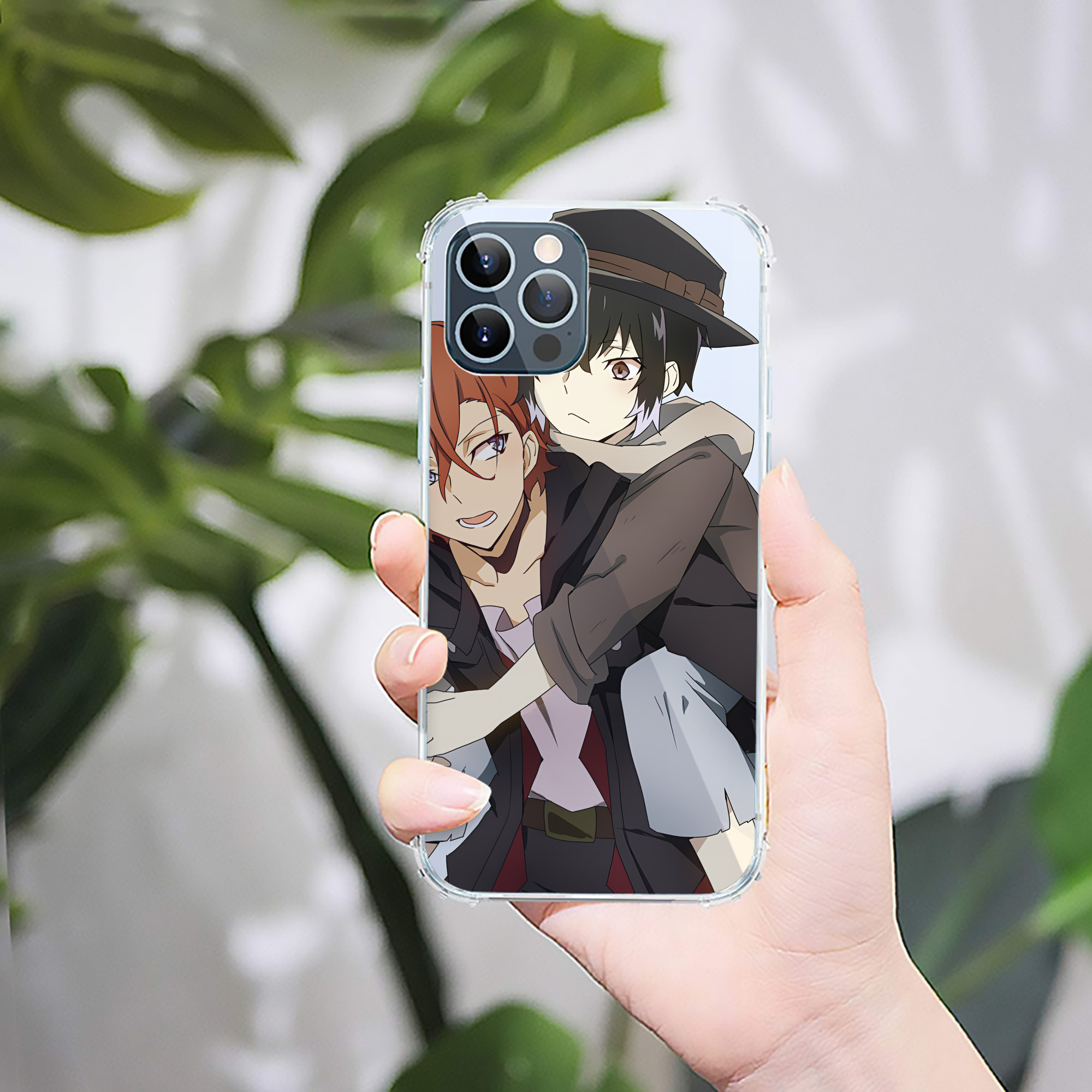 （画像用） 文豪ストレイドッグス Bungo Stray Dogs 【iPhone 12シリーズ対応】透明スマホケース（クリアソフトケース）